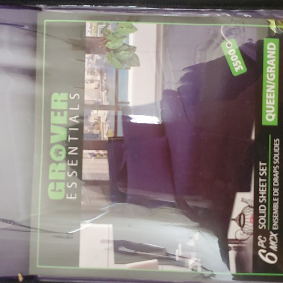 2 in one Quilt set purple with 6 pc sheet set - Picture 4 of 7